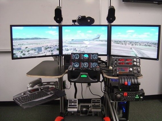 WAVES TRaC - Photometric testing, flight simulators
